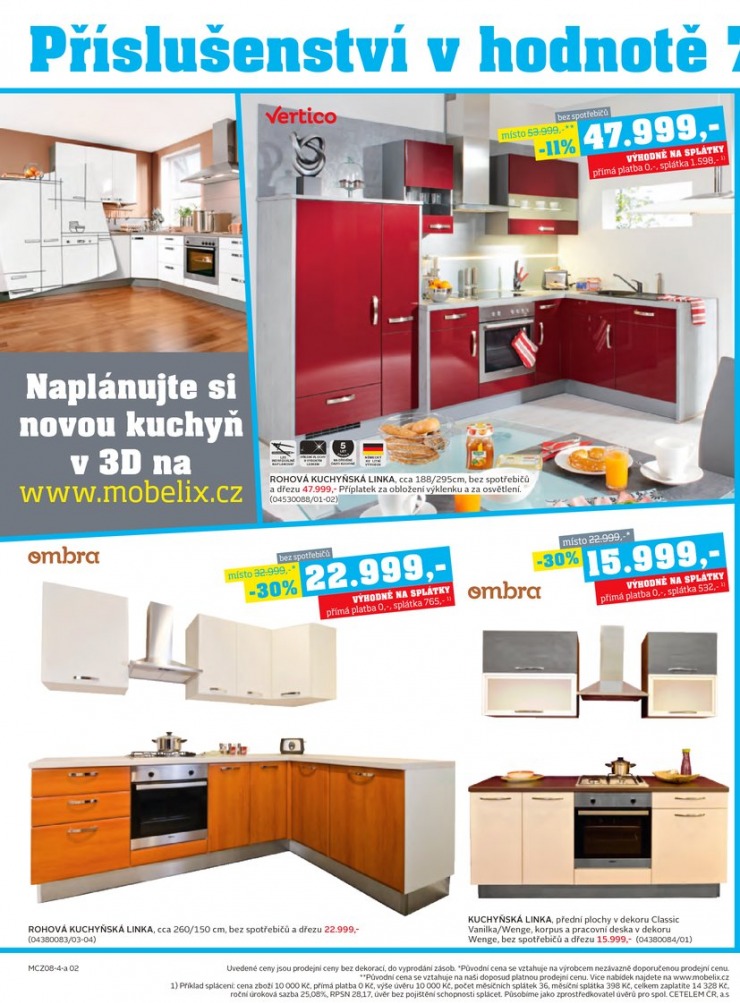 leták Mobelix Aktuální prospekt od 4.8.2014 strana 1 leták Mobelix Aktuální prospekt od 4.8.2014 strana 1