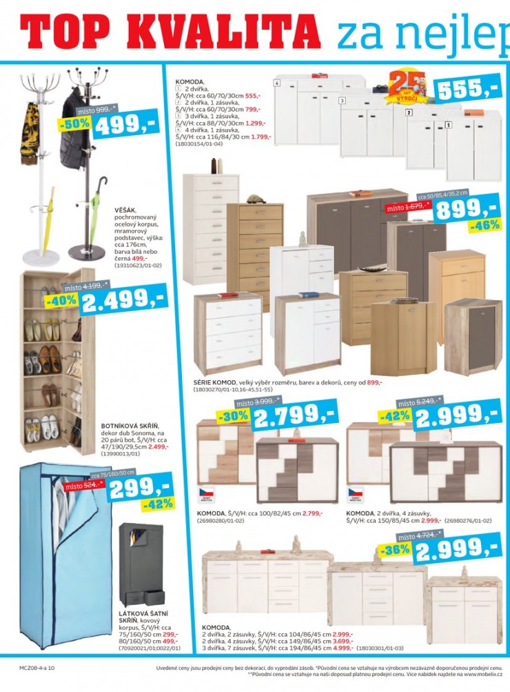 let�k Mobelix Aktu�ln� prospekt od 4.8.2014 strana 1