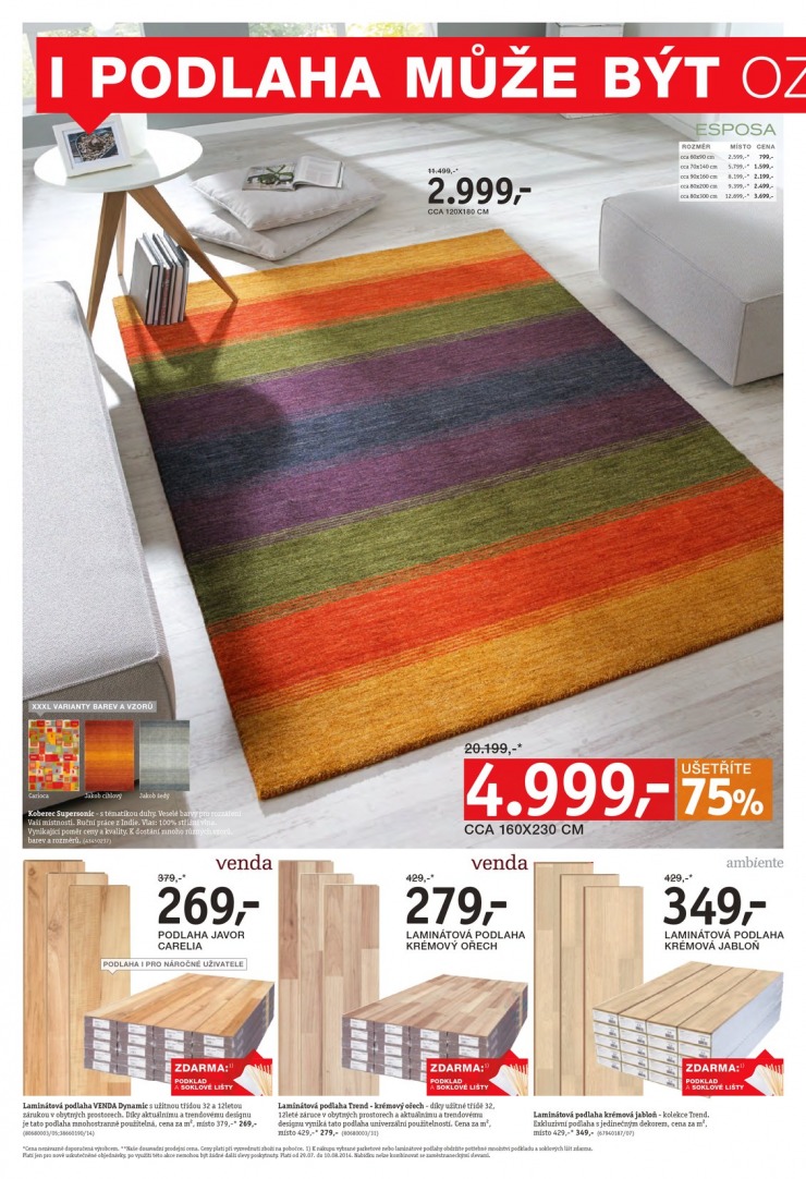 let�k XXXLutz Aktu�ln� prospekt od 29.7.2014 strana 1