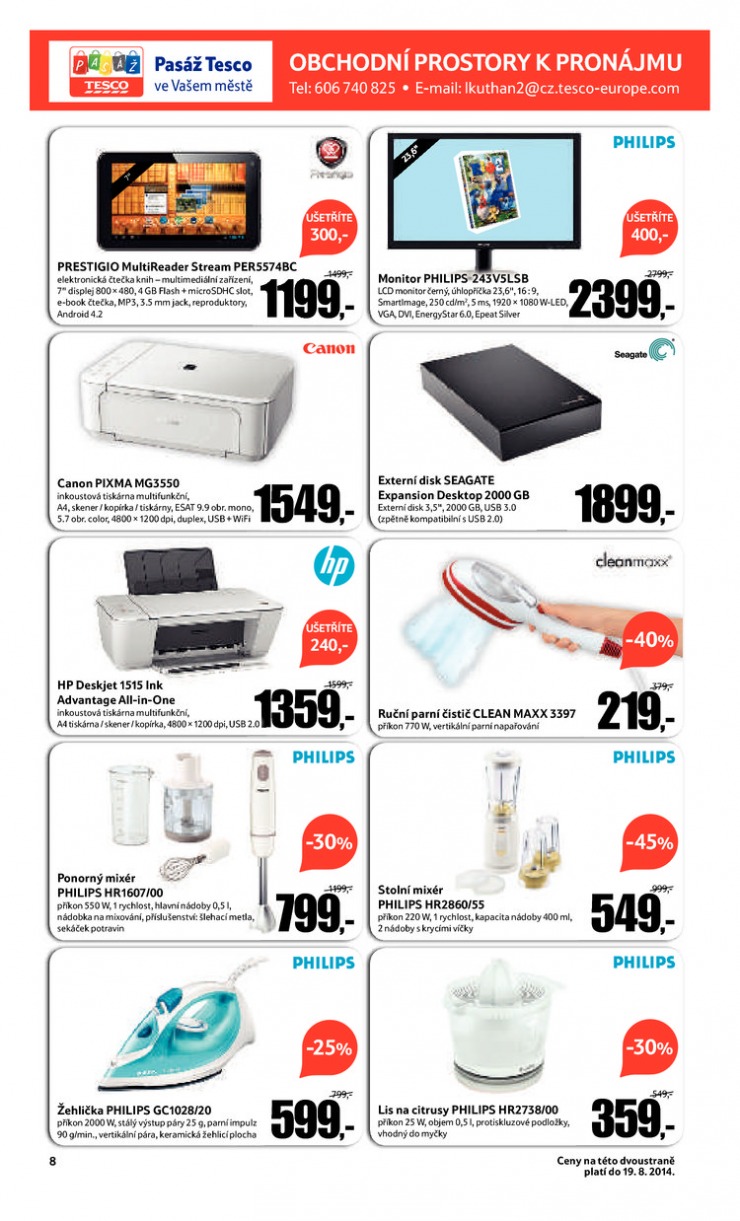 let�k Tesco Katalog od 6.8.2014 strana 1