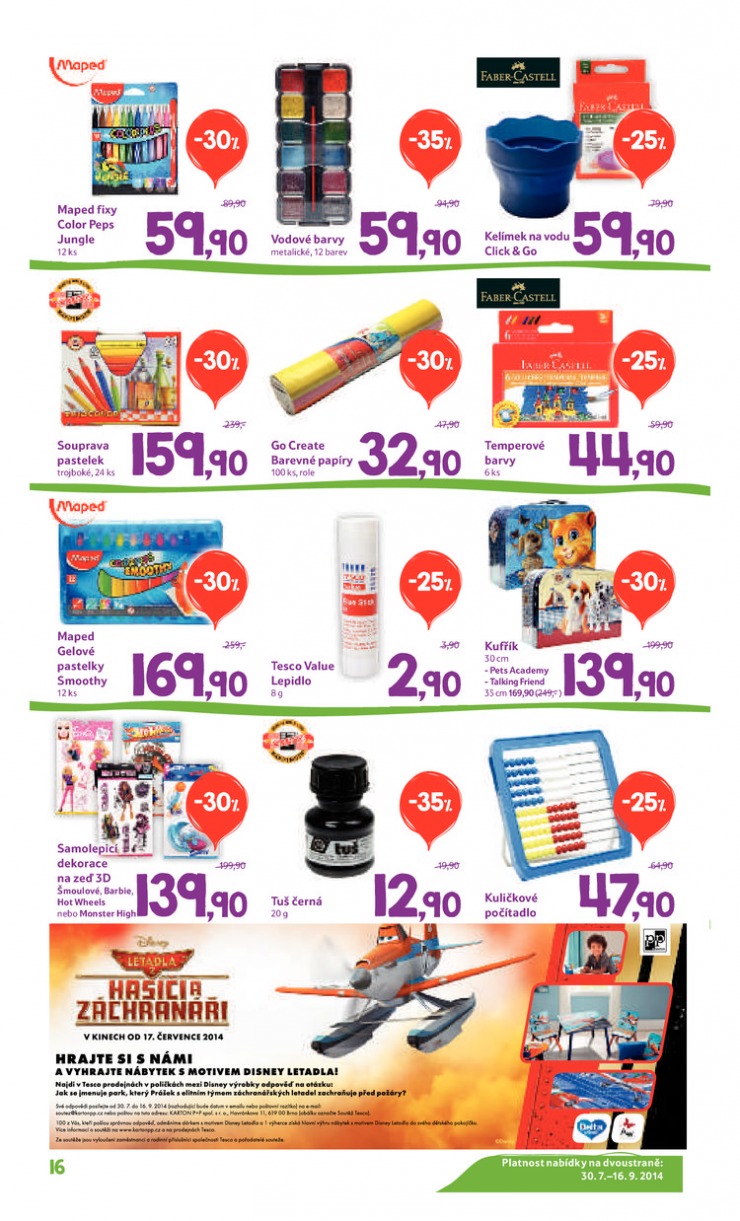 let�k Tesco Katalog od 6.8.2014 strana 1