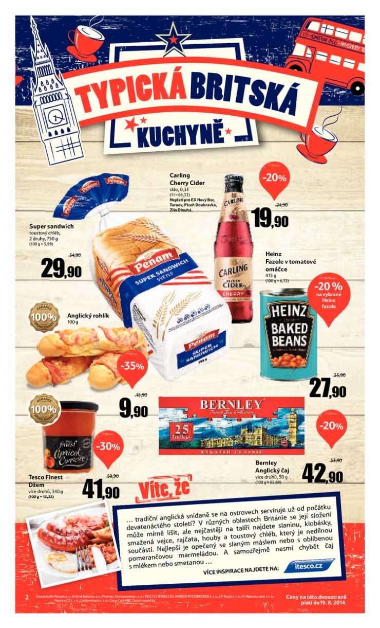 leták Tesco supermarkety od 6.8.2014 strana 1 leták Tesco supermarkety od 6.8.2014 strana 1