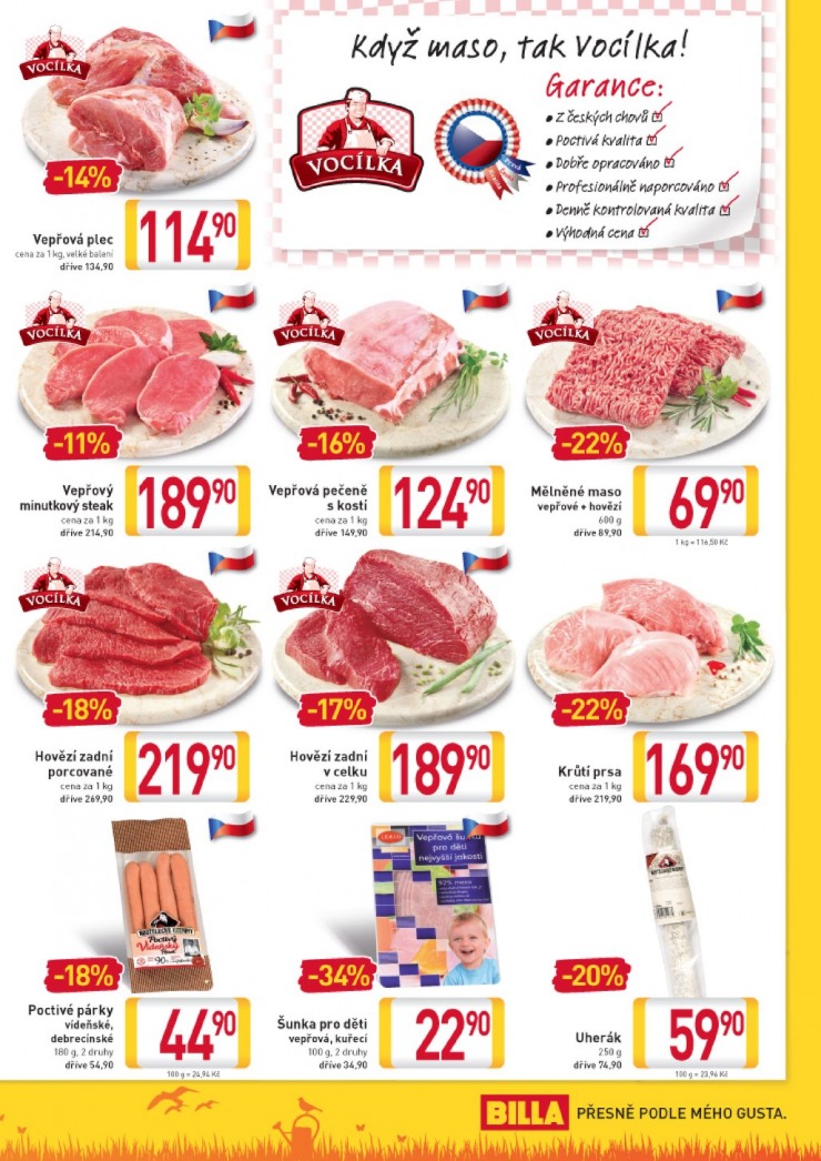 leták Billa velký od 6.8.2014 strana 1 leták Billa velký od 6.8.2014 strana 1