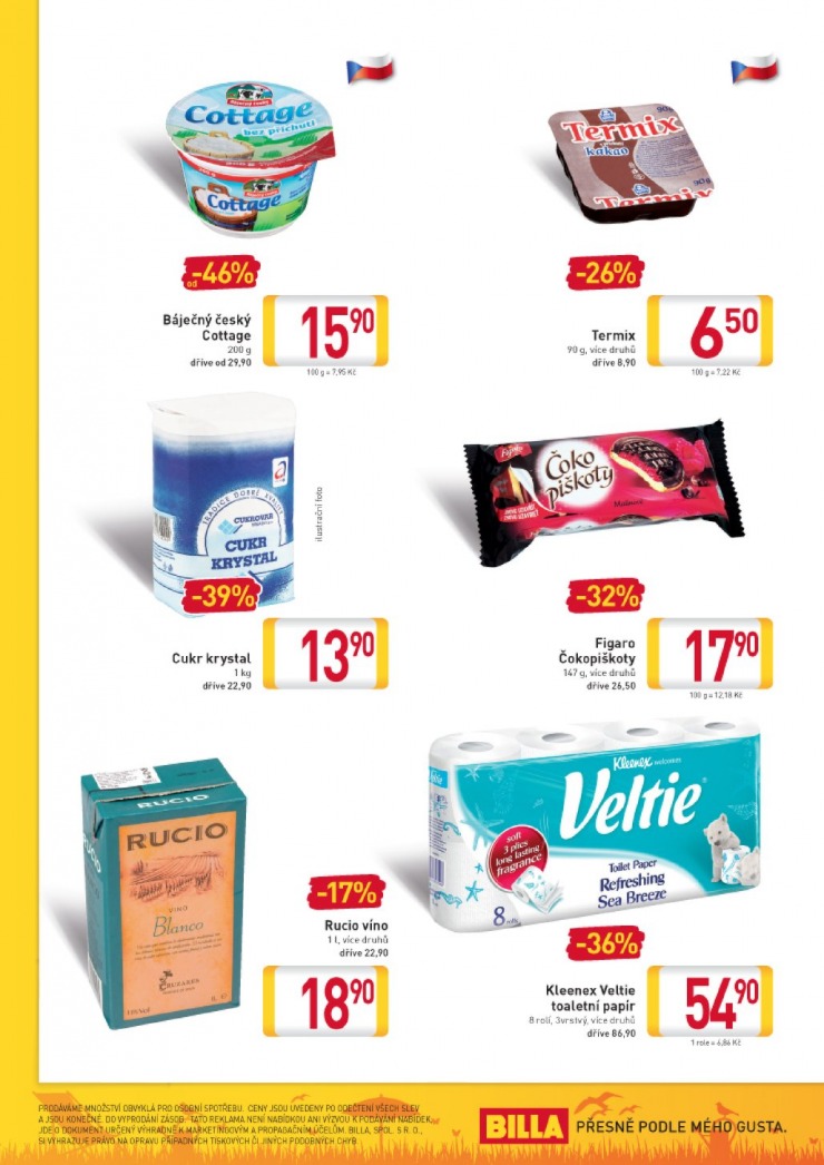 leták Billa speciální od 6.8.2014 strana 1 leták Billa speciální od 6.8.2014 strana 1
