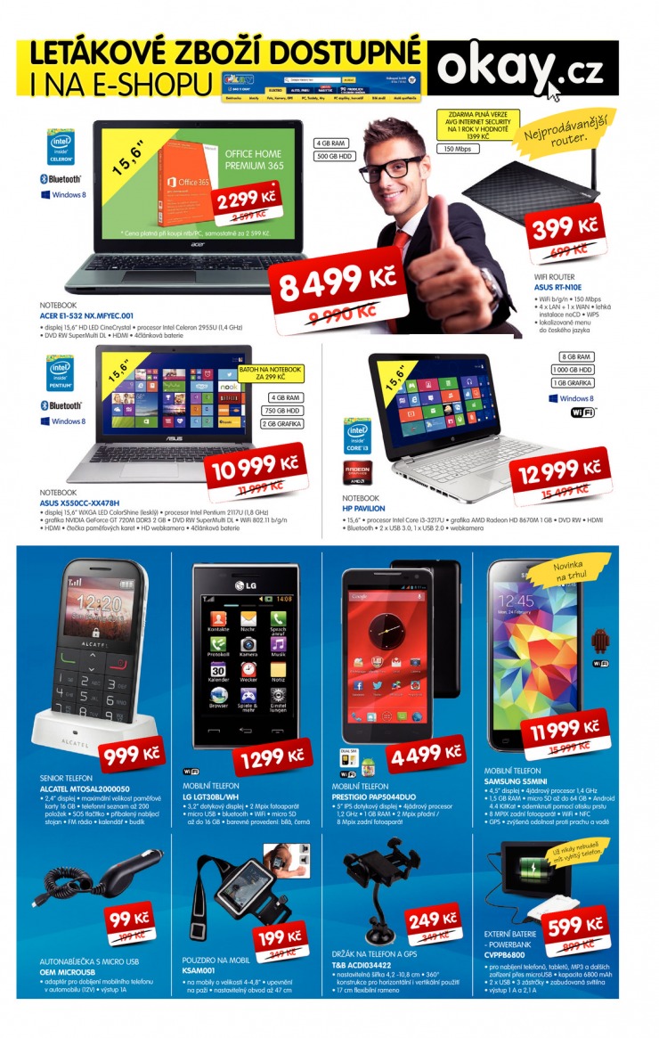 leták Okay Aktuální leták od 6.8.2014 strana 1 leták Okay Aktuální leták od 6.8.2014 strana 1