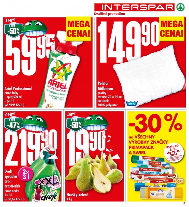 leták Interspar Akční nabídka od 6.8.2014 strana 1 leták Interspar Akční nabídka od 6.8.2014 strana 1