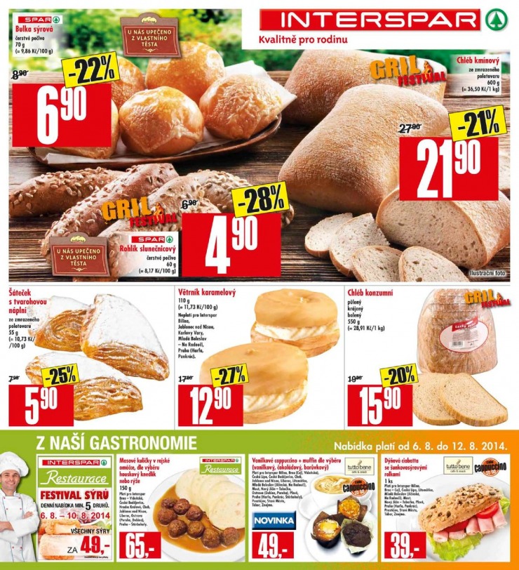 leták Interspar Akční nabídka od 6.8.2014 strana 1 leták Interspar Akční nabídka od 6.8.2014 strana 1