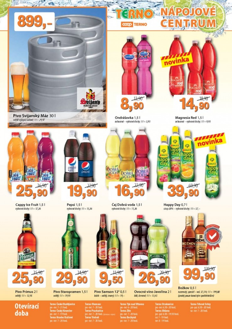 leták COOP Terno od 6.8.2014 strana 1 leták COOP Terno od 6.8.2014 strana 1