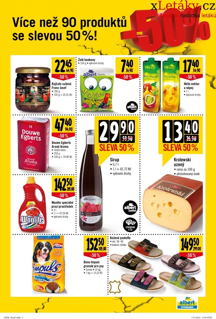 leták Albert Hypermarket leták strana 1 leták Albert Hypermarket leták strana 1
