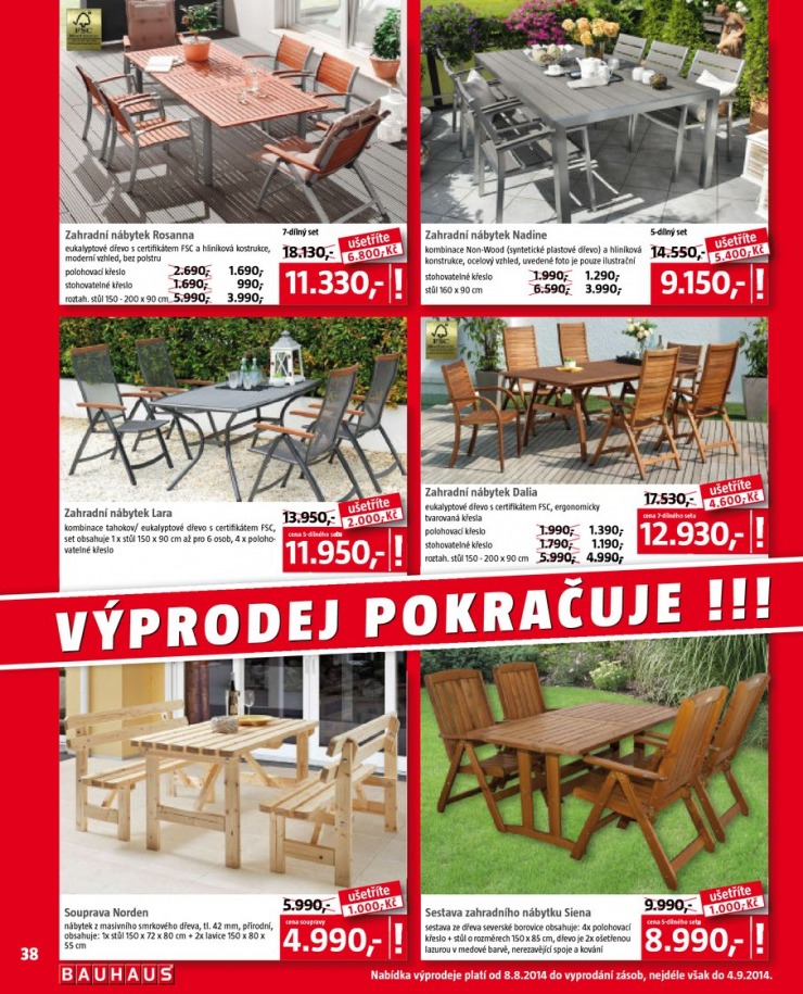 leták Bauhaus Katalog od 8.8.2014 strana 1 leták Bauhaus Katalog od 8.8.2014 strana 1