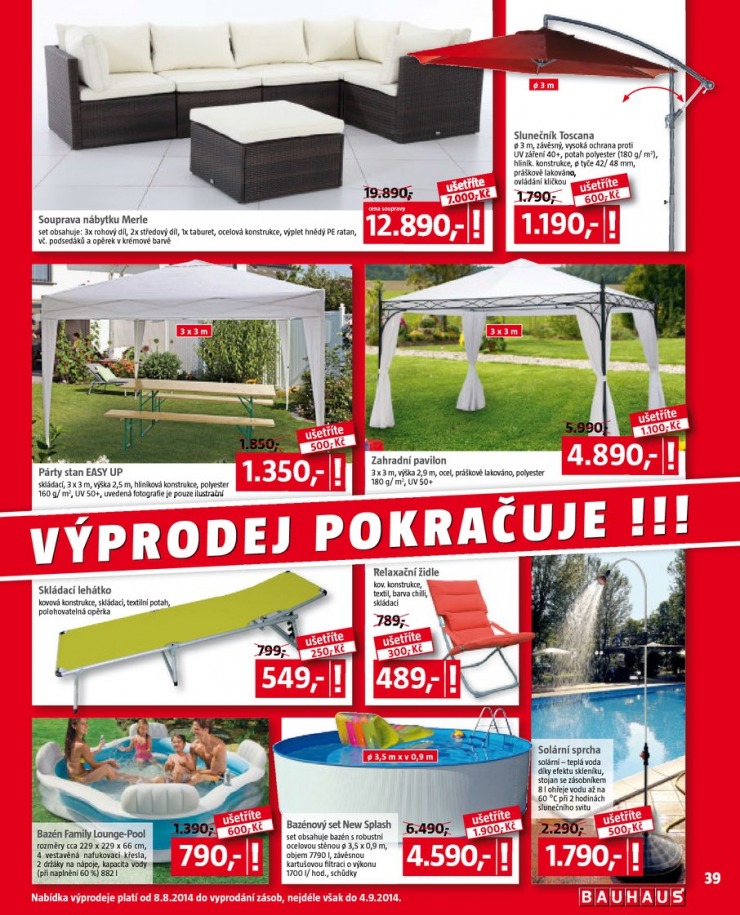 leták Bauhaus Katalog od 8.8.2014 strana 1 leták Bauhaus Katalog od 8.8.2014 strana 1