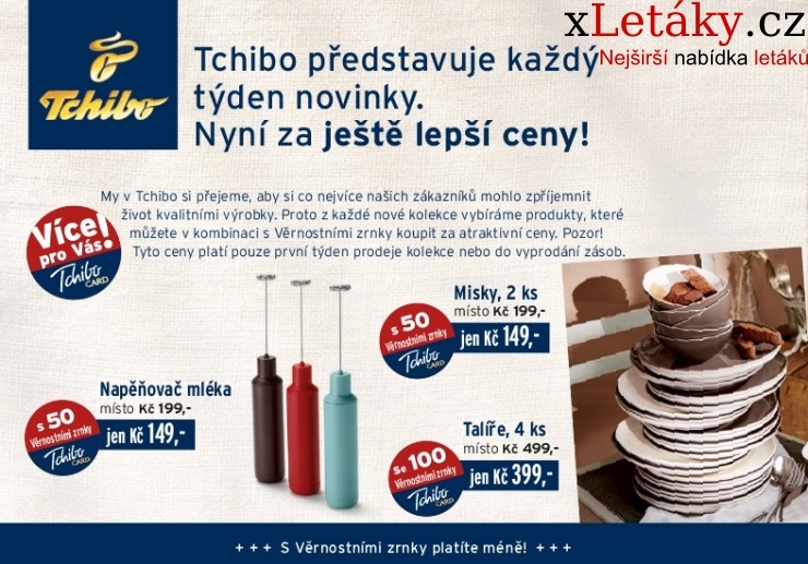 leták Tchibo leták strana 1 leták Tchibo leták strana 1