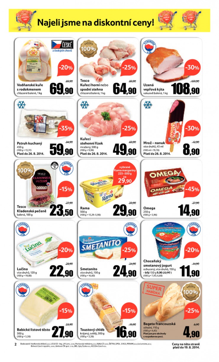 leták Tesco supermarkety od 13.8.2014 strana 1 leták Tesco supermarkety od 13.8.2014 strana 1