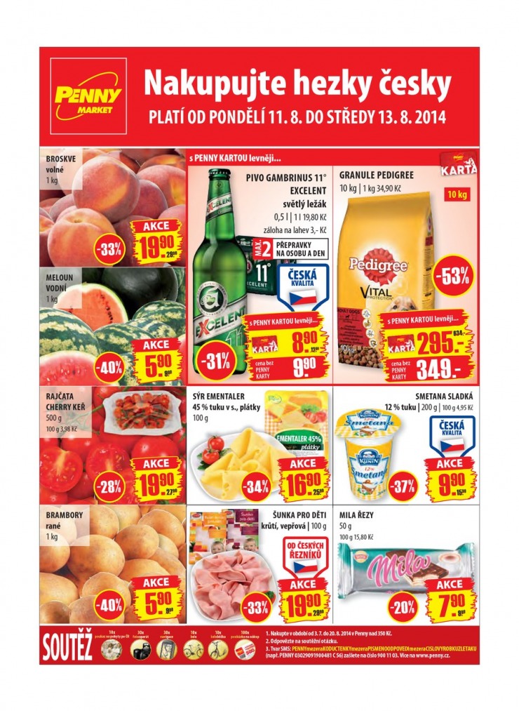 leták Penny Aktuální nabídka od 11.8.2014 strana 1 leták Penny Aktuální nabídka od 11.8.2014 strana 1