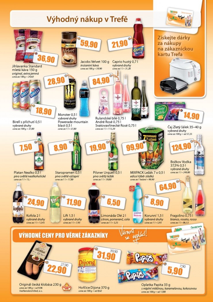 leták COOP Trefa od 13.8.2014 strana 1 leták COOP Trefa od 13.8.2014 strana 1