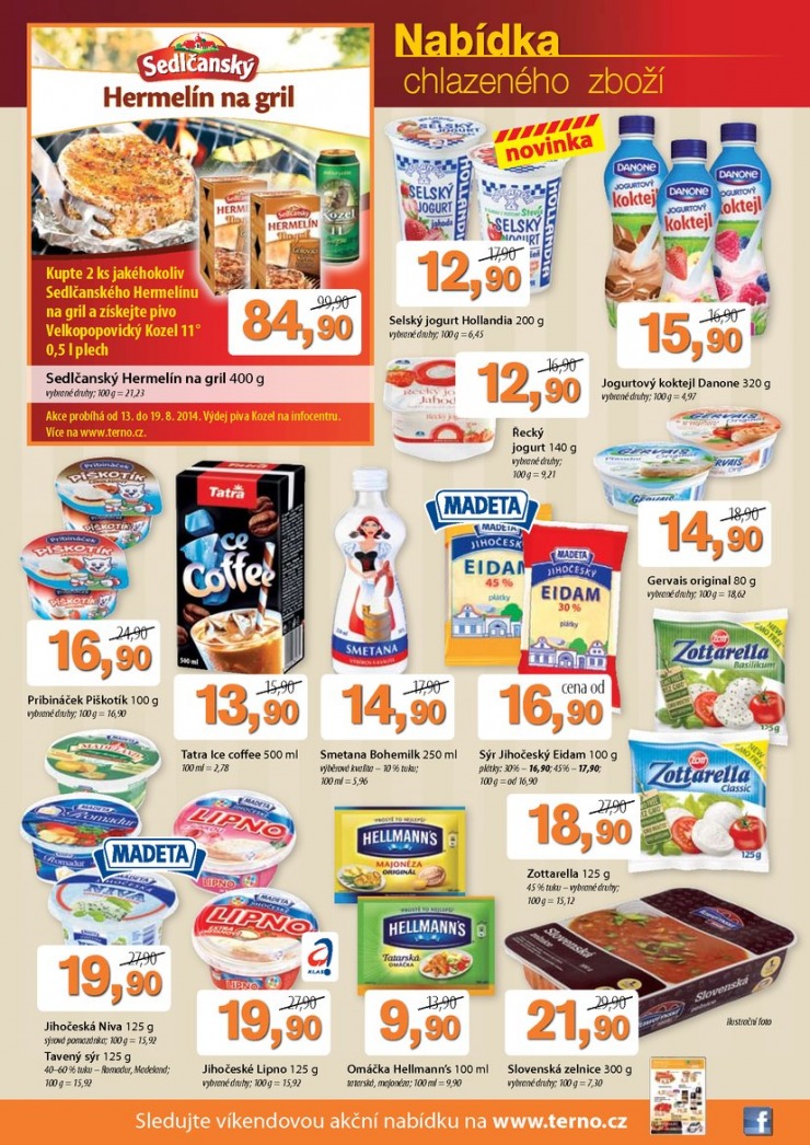leták COOP Terno od 13.8.2014 strana 1 leták COOP Terno od 13.8.2014 strana 1