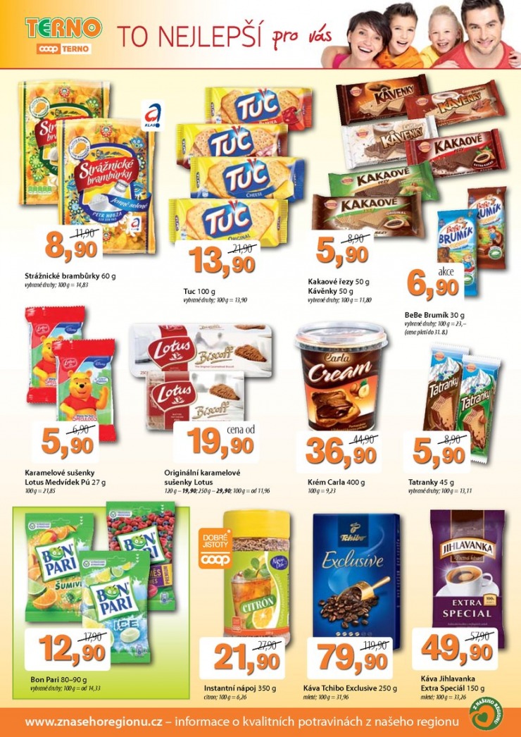 leták COOP Terno od 13.8.2014 strana 1 leták COOP Terno od 13.8.2014 strana 1