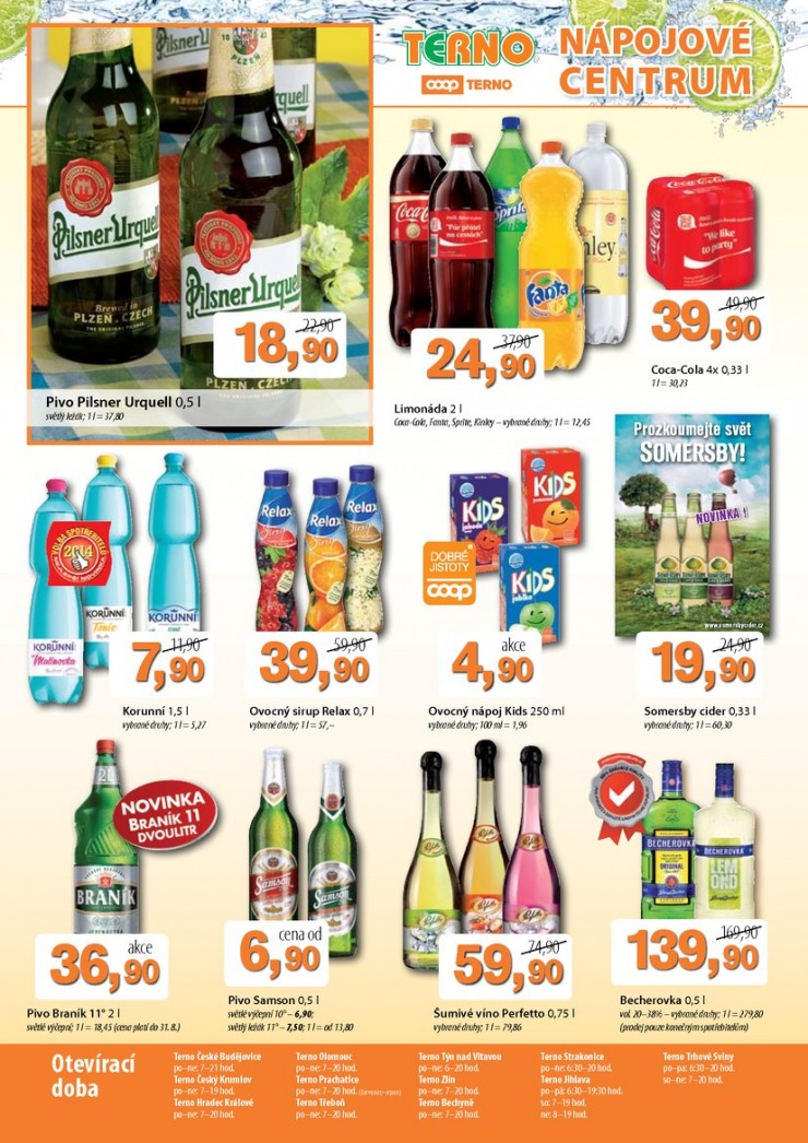 leták COOP Terno od 13.8.2014 strana 1 leták COOP Terno od 13.8.2014 strana 1