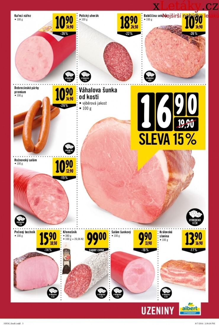 leták Albert Hypermarket akční leták strana 1 leták Albert Hypermarket akční leták strana 1