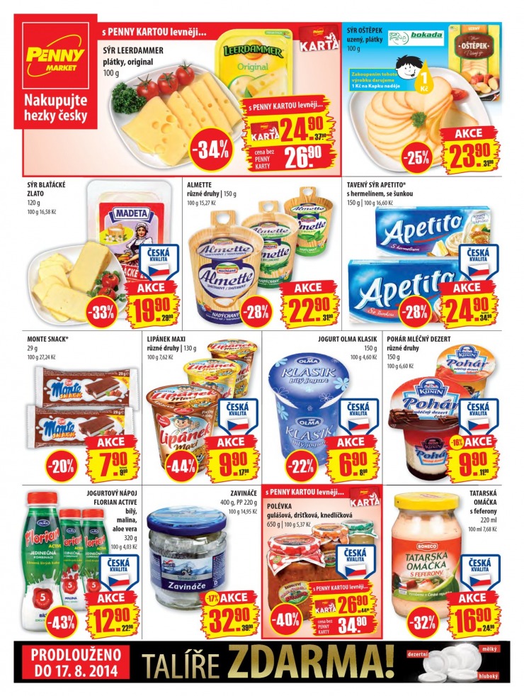 leták Penny Aktuální nabídka od 14.8.2014 strana 1 leták Penny Aktuální nabídka od 14.8.2014 strana 1