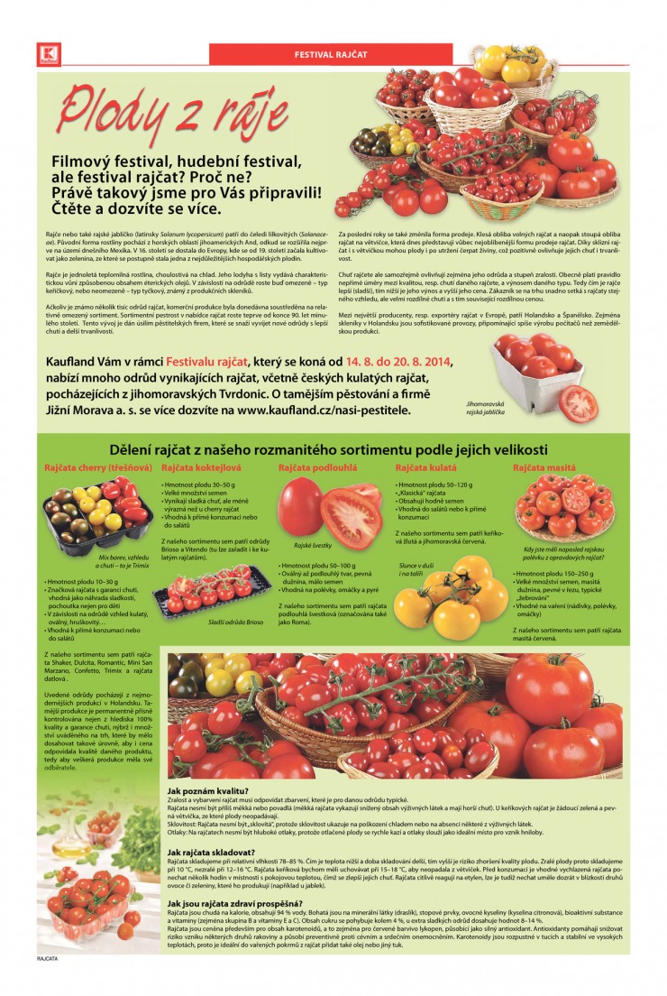let�k Kaufland Aktu�ln� nab�dka od 14.8.2014 strana 1