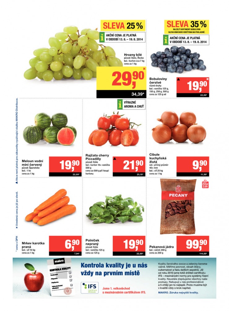 leták Makro Maloobchod od 13.8.2014 strana 1 leták Makro Maloobchod od 13.8.2014 strana 1