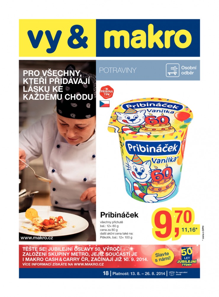 letk Makro Potraviny od 13.8.2014 strana 1