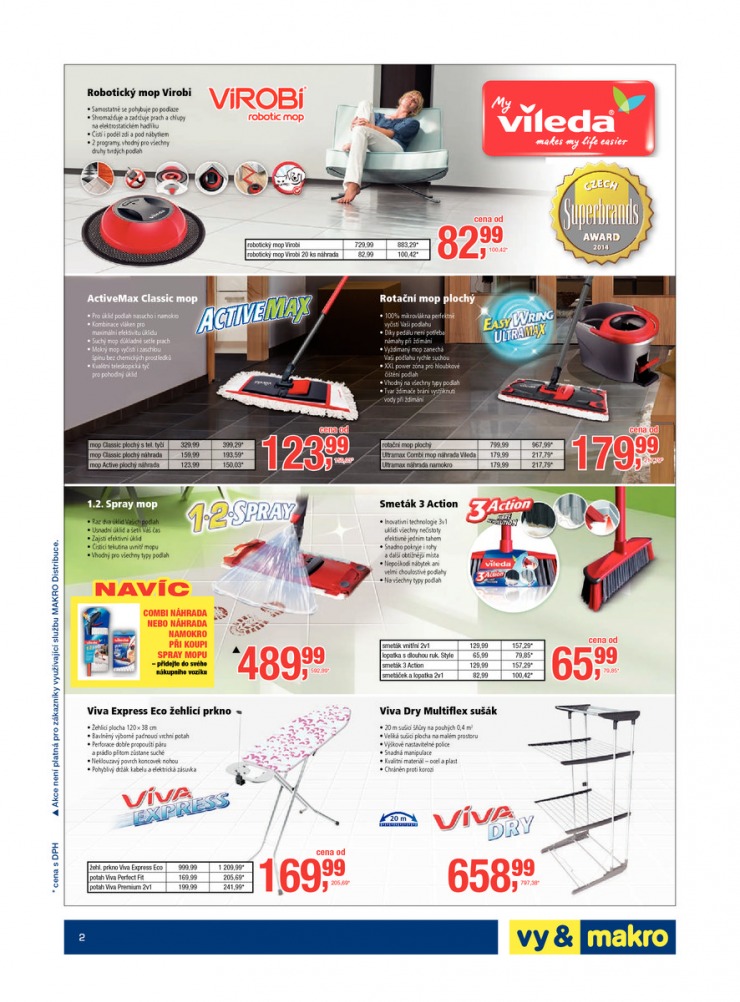 leták Makro Snadný úklid a hygiena od 13.8.2014 strana 1 leták Makro Snadný úklid a hygiena od 13.8.2014 strana 1