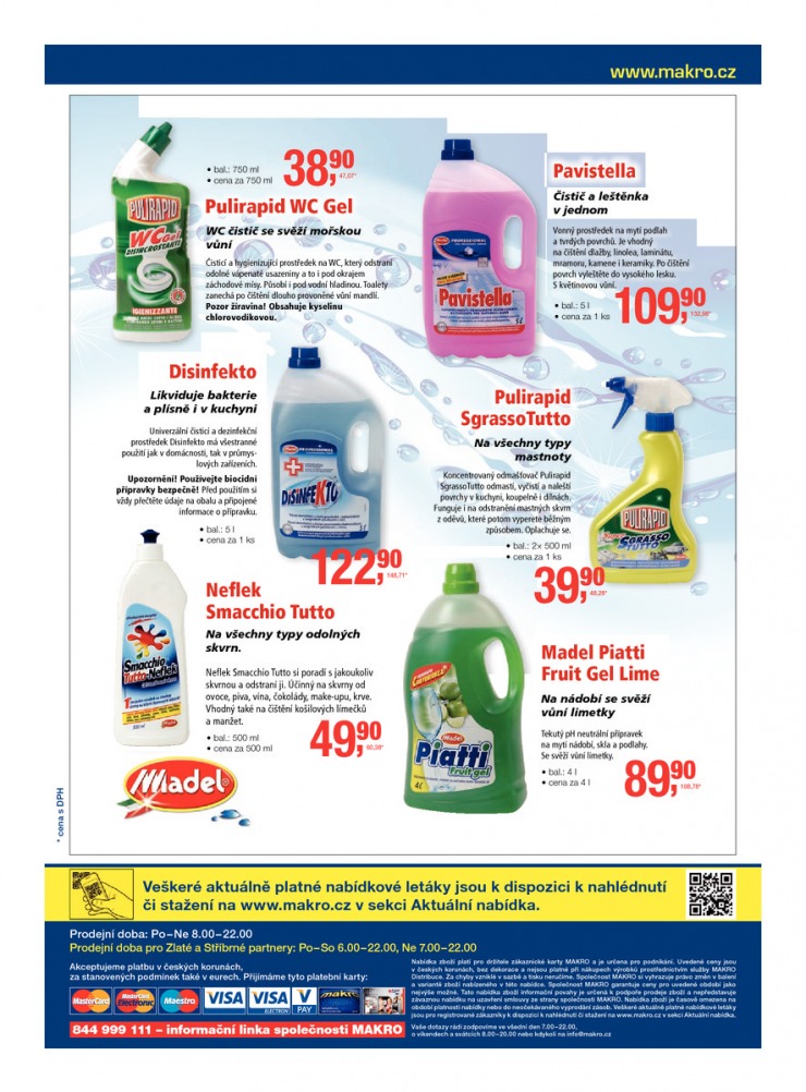 leták Makro Snadný úklid a hygiena od 13.8.2014 strana 1 leták Makro Snadný úklid a hygiena od 13.8.2014 strana 1