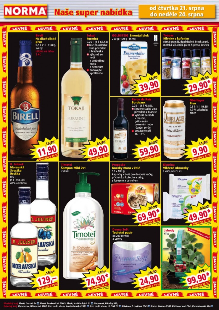 let�k Norma Aktu�ln� let�k od 18.8.2014 strana 1