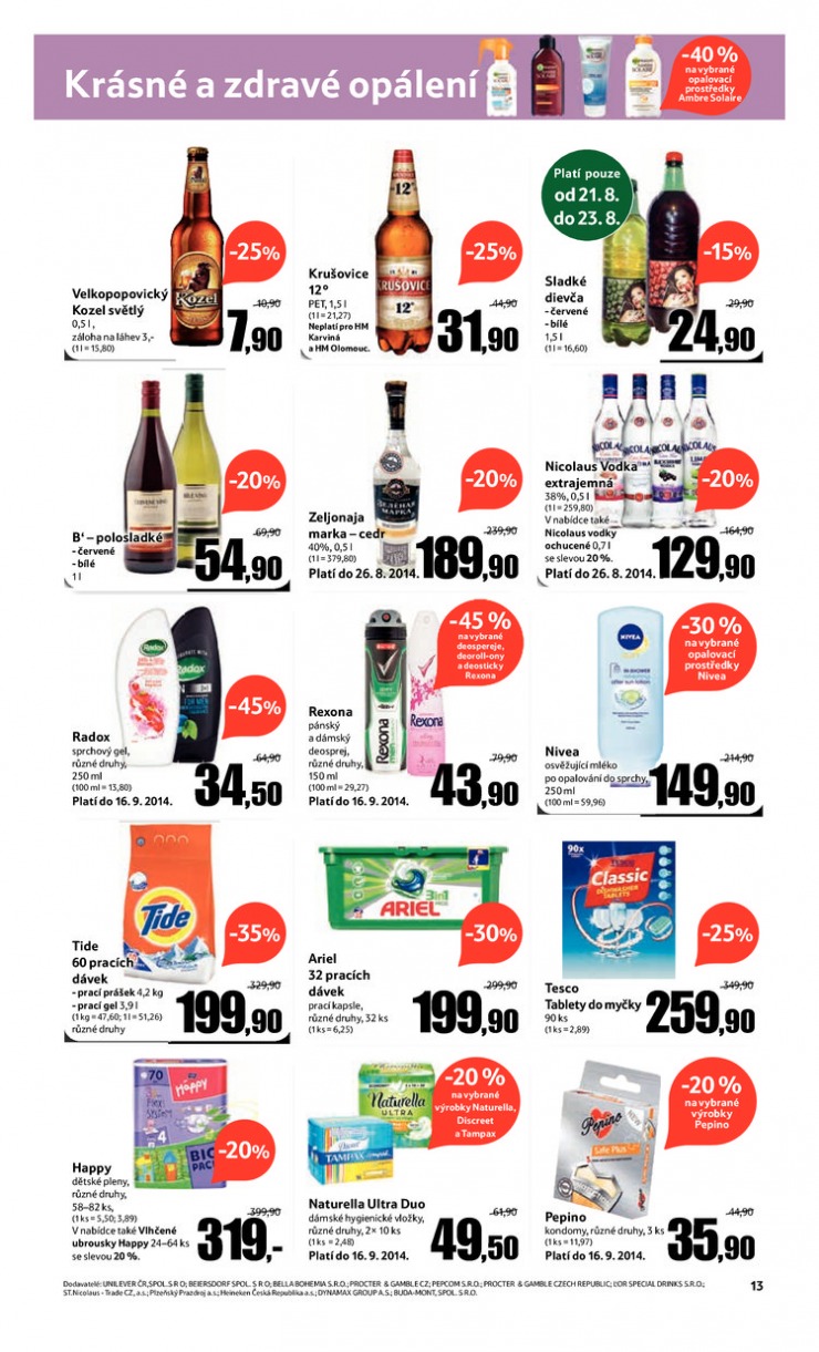 let�k Tesco OD od 20.8.2014 strana 1
