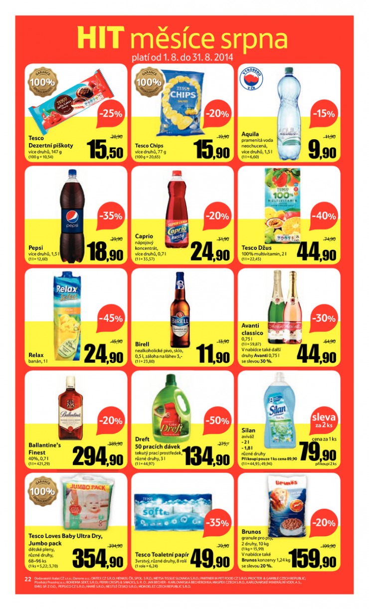 let�k Tesco OD od 20.8.2014 strana 1