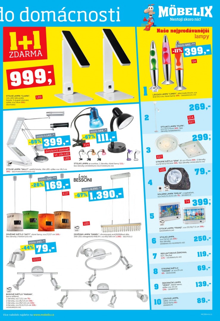 leták Mobelix Aktuální prospekt od 18.8.2014 strana 1 leták Mobelix Aktuální prospekt od 18.8.2014 strana 1