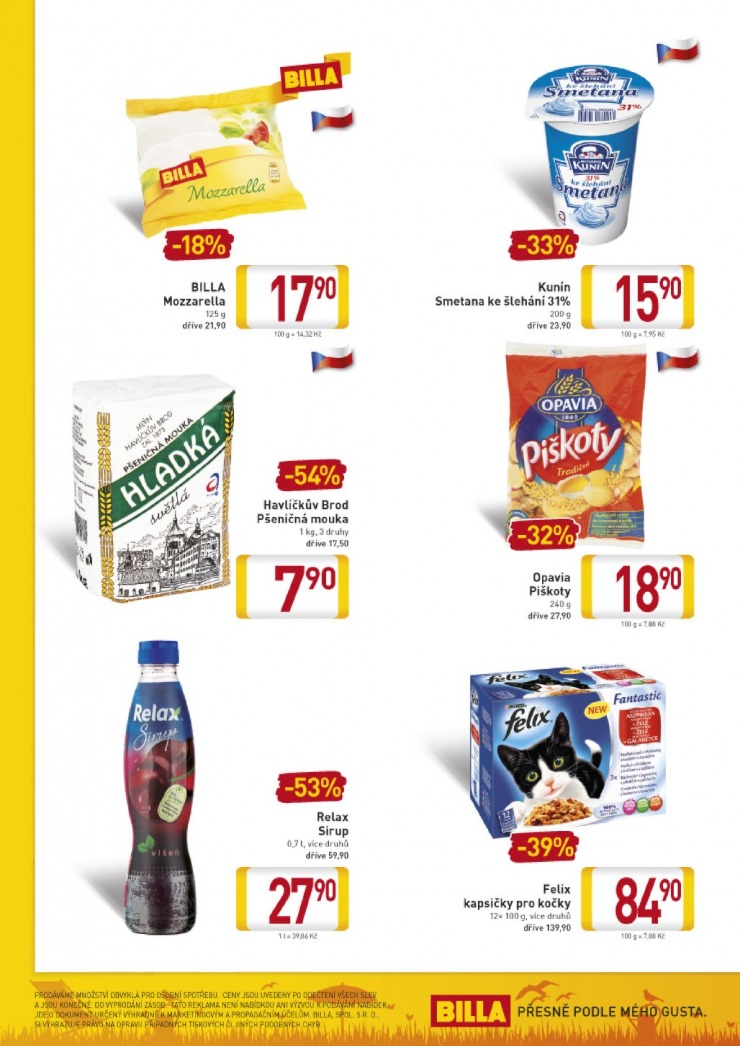 leták Billa speciální od 20.8.2014 strana 1 leták Billa speciální od 20.8.2014 strana 1