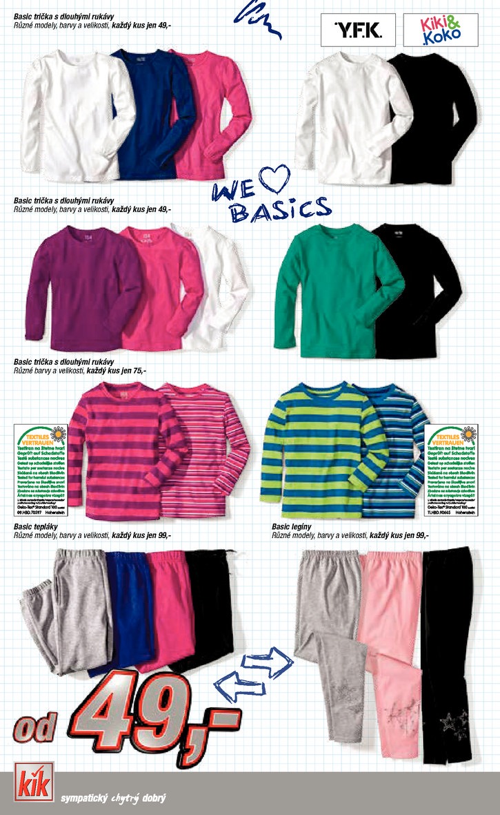 let�k Kik textil Prospekt od 20.8.2014 strana 1