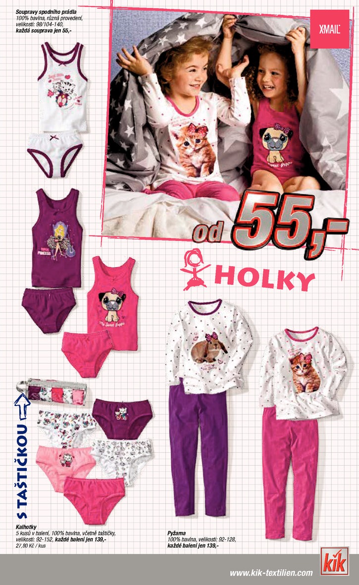 let�k Kik textil Prospekt od 20.8.2014 strana 1