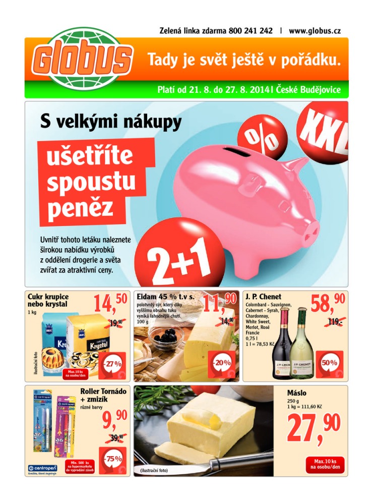 letk Globus Nae noviny od 21.8.2014 strana 1
