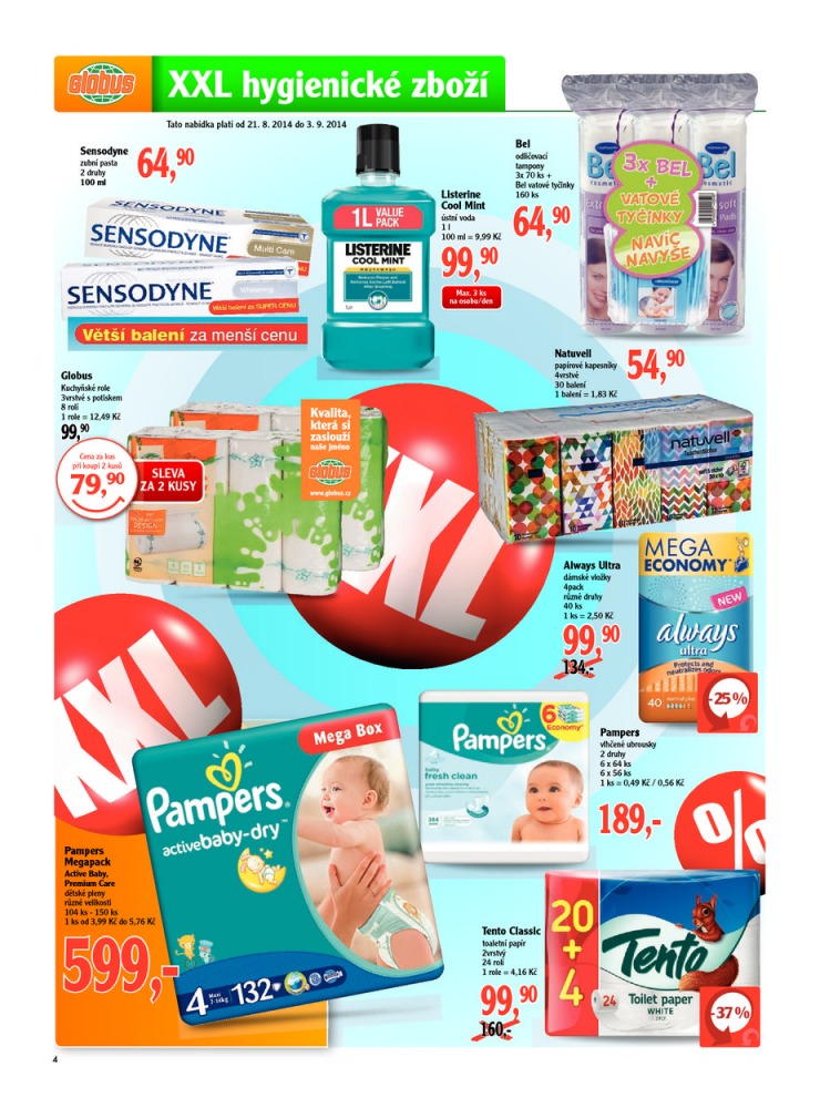 leták Globus Naše noviny od 21.8.2014 strana 1 leták Globus Naše noviny od 21.8.2014 strana 1