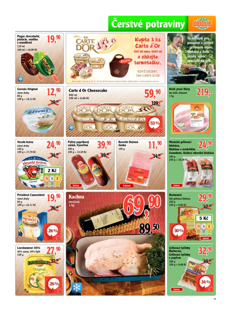 leták Globus Naše noviny od 21.8.2014 strana 1 leták Globus Naše noviny od 21.8.2014 strana 1