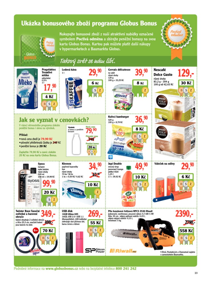 leták Globus Naše noviny od 21.8.2014 strana 1 leták Globus Naše noviny od 21.8.2014 strana 1