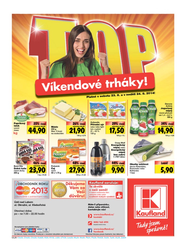 letk Kaufland Aktuln nabdka od 21.8.2014 strana 1