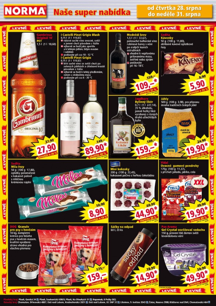 let�k Norma Aktu�ln� let�k od 25.8.2014 strana 1