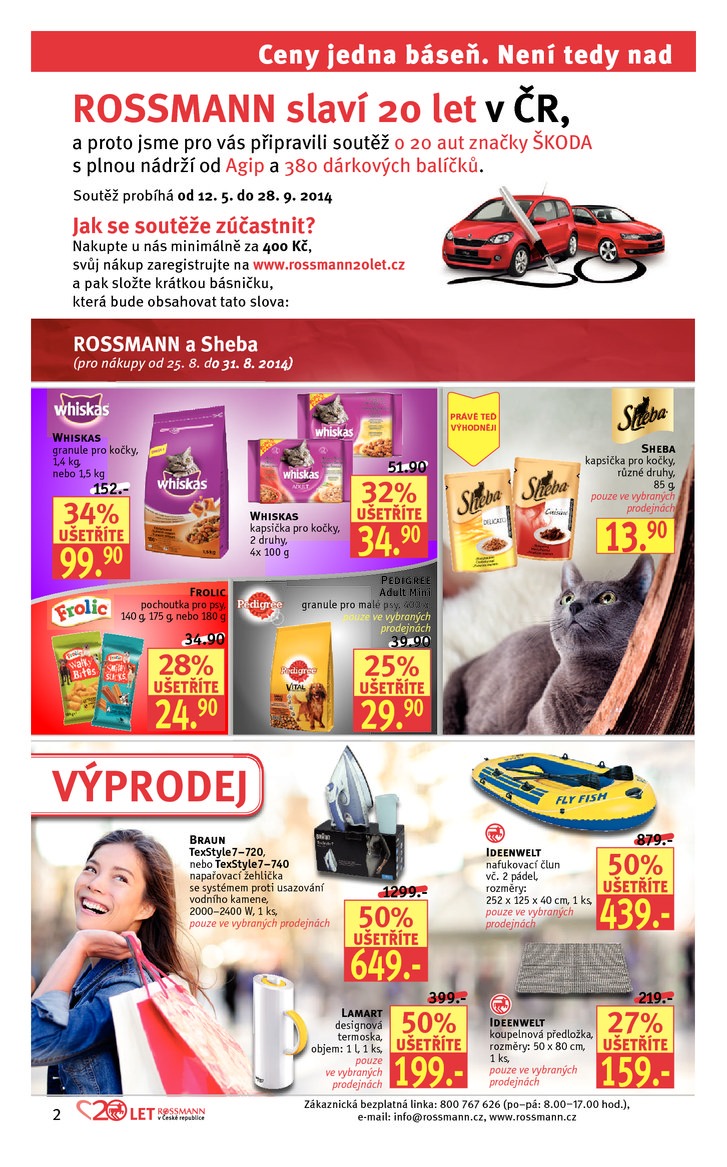 leták Rossmann Leták od 25.8.2014 strana 1 leták Rossmann Leták od 25.8.2014 strana 1