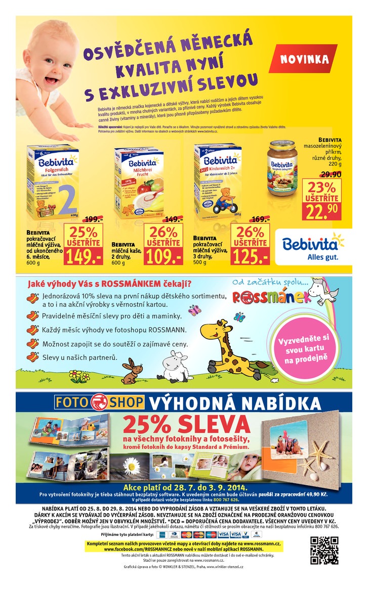 leták Rossmann Leták od 25.8.2014 strana 1 leták Rossmann Leták od 25.8.2014 strana 1