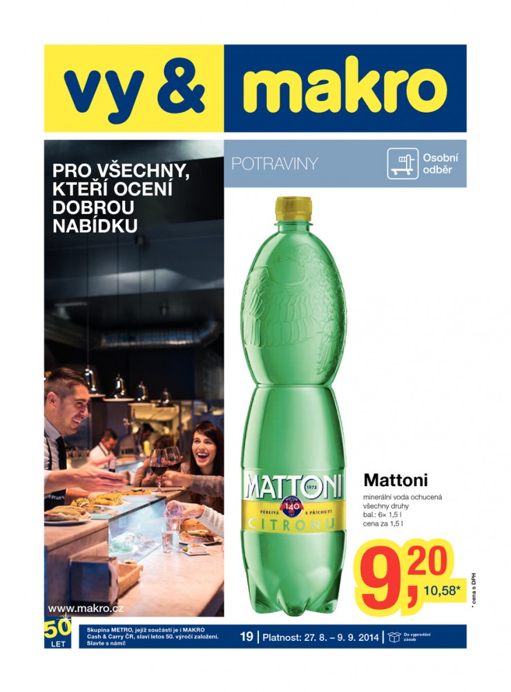 letk Makro Potraviny od 27.8.2014 strana 1