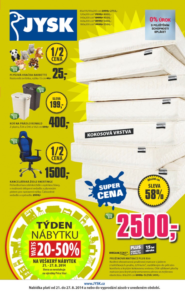 letk Jysk Nabdka tdne od 21.8.2014 strana 1