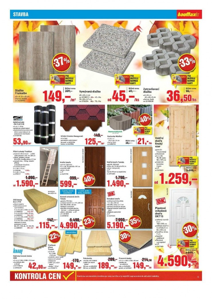 let�k Baumax Aktu�ln� m�s��n� let�k od 22.8.2014 strana 1