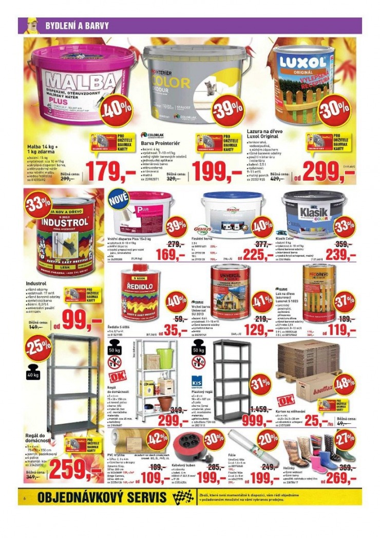let�k Baumax Aktu�ln� m�s��n� let�k od 22.8.2014 strana 1