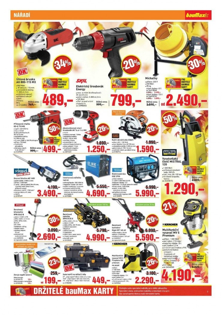 let�k Baumax Aktu�ln� m�s��n� let�k od 22.8.2014 strana 1