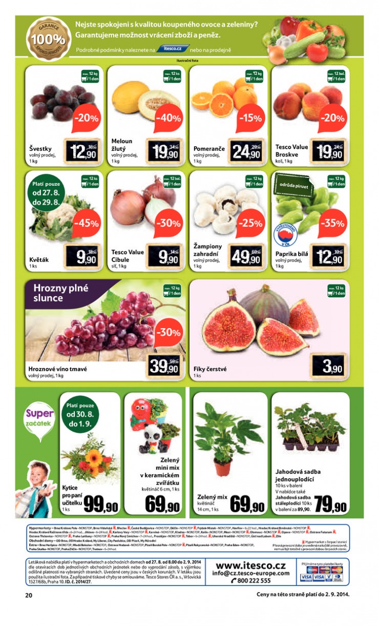 leták Tesco OD od 27.8.2014 strana 1 leták Tesco OD od 27.8.2014 strana 1